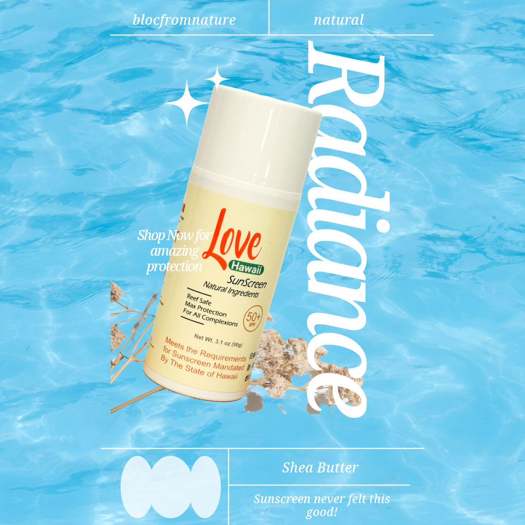 lovehawaiiprotad keep your radiant glow. Love Hawaii Sunscreen